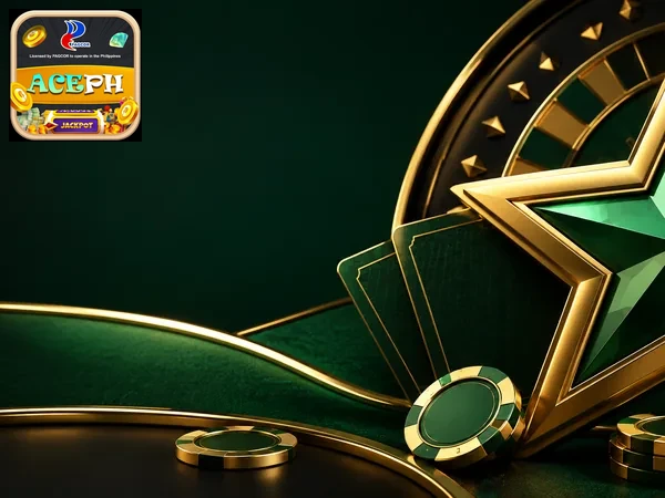 ACEPH homepage visual highlighting popular slot games
